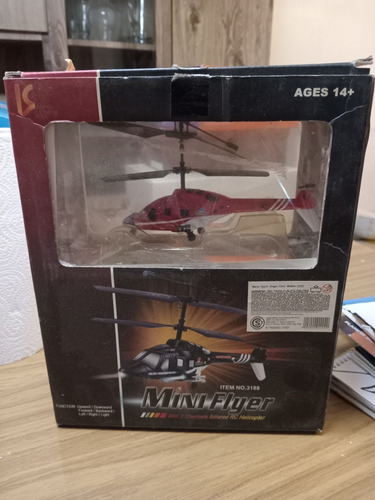 Helicóptero R/c Miniflyer Pilas Aaa