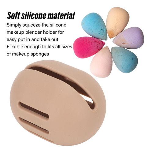 Soporte De Esponja De Maquillaje De Silicona Soporte De