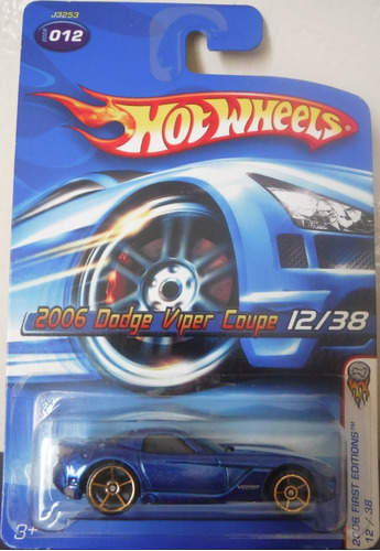 Dodge Viper Coupe 2006 12/38 Primera Edicion Hot Wheels