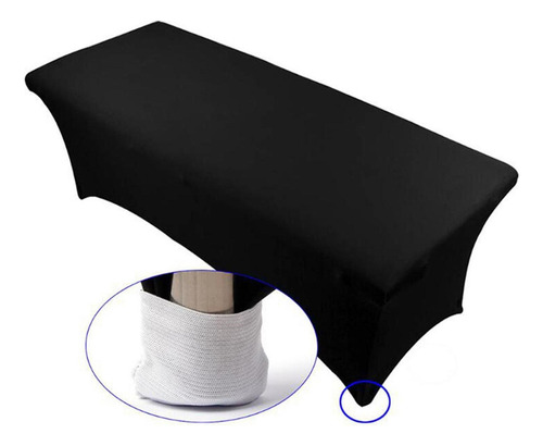 Mantel Elástico De Licra Rectangular, Cubierta De Mesa Y