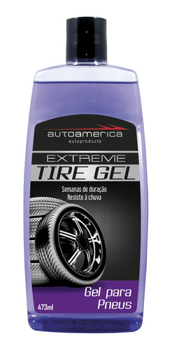 Pretinho Pneu Autoamerica Extreme Tire Gel Selante Duração