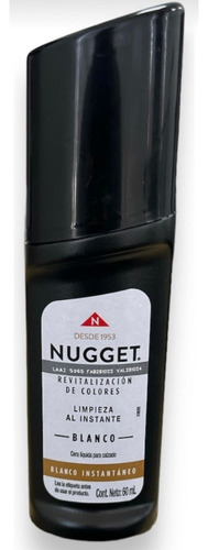 Cera Líquida Para Zapatos Nugget Blanco 60ml