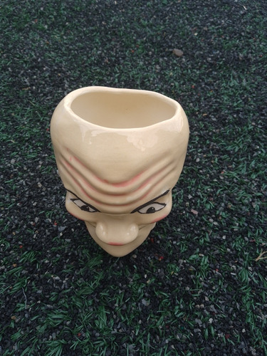Vaso Cabeza Geniol Cerámica Artesanal