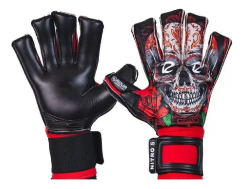 Luva De Goleiro Raptor Caveira Nitro 5 Life