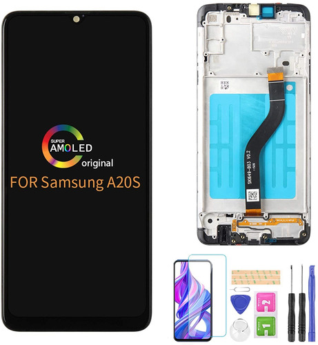 A-mind - Pantalla De Repuesto Para Samsung Galaxy A20s 2019