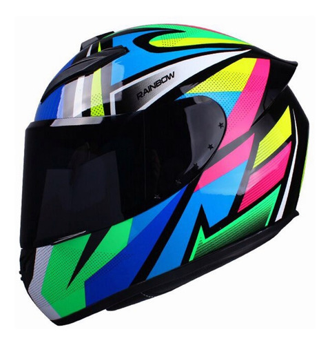 Casco De Motocicleta De Cara Completa Rapid Street Casco Uni