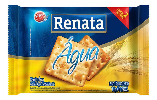 Biscoito Água Sachê 11g Cx 180 Un Renata