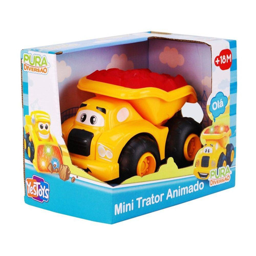 Brinquedo Infantil Mini Trator C/ Som E Luzes Yes Toys 20051