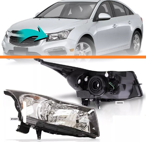 Par Farol Cruze Ano 2011 2012 2013 2014