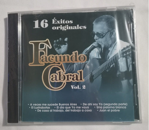 Facundo Cabral Vol.2 16 Éxitos Originales Cd Sellado Nuevo 