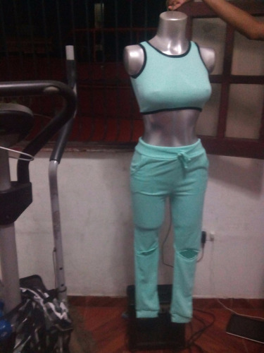 Conjunto De Licra Dama Deportiva Gym Tela Importada