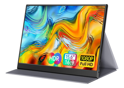 Para Obtener Ayuda, Monitor Portatil De 15,6 Pulgadas, 10...