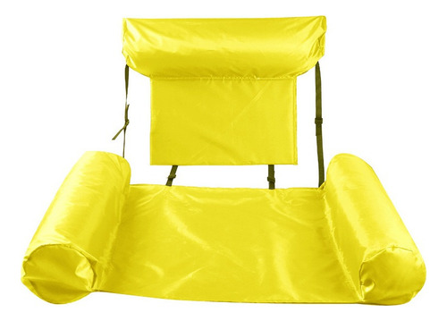 Tumbona Inflable Plegable Para El Agua Cama Silla Flotador