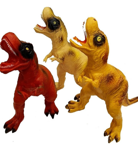 Dinosaurios De Goma Gigante 65 Cm. T-rex Super Resistentes