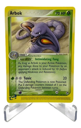 Cartas Pokemon Arbok 29/100 Ex Sandstorm