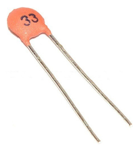 Capacitor Ceramico 33 Pf, 33 ( 100 Piezas )