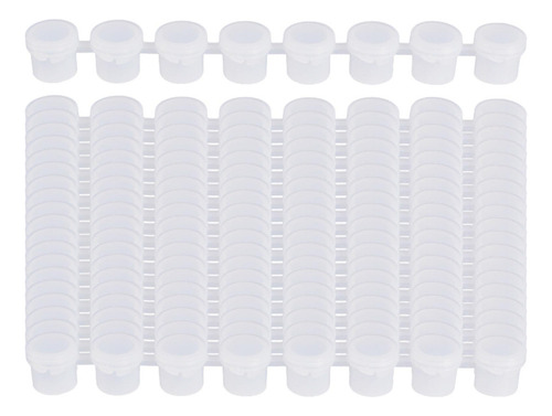 20x Mini Tiras De Botes De Pintura Vacías, Tiras 5ml 22,5cm