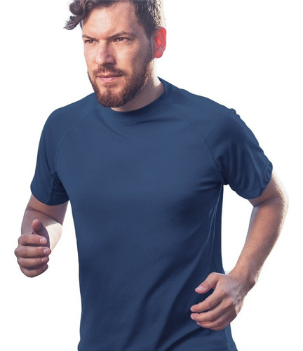 Imagen 1 de 9 de Camiseta Hombre Deportiva Antitranspirante Dryfit