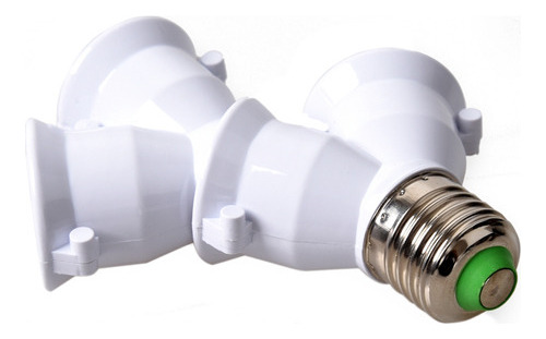 2 Adaptadores E27 E27 A Convertidor De Bayoneta De Doble Vis