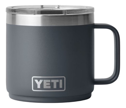 Taza Yeti 100% Original Mug 14 Oz Tapa Magslider - Charcoal