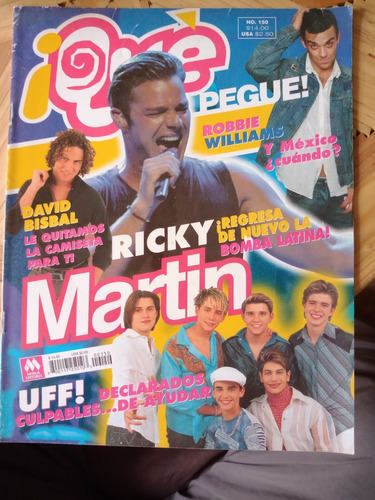 Ricky Martin En Revista Que Pegue David Bisbal, Uff, Ov7 