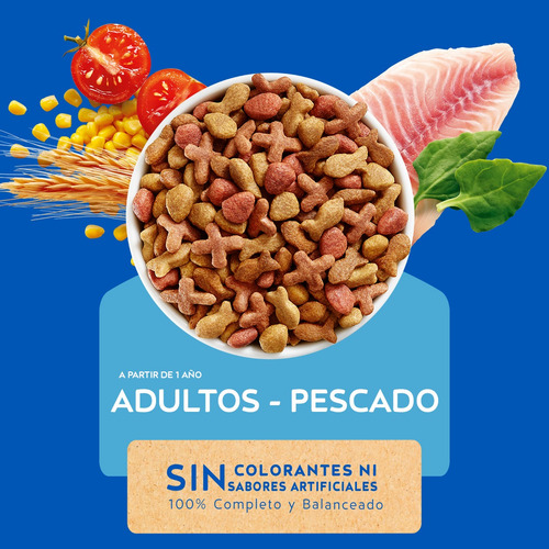 Alimento Seco Gato Cat Chow Delicias Pescado 1kg