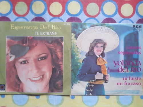 Yolanda Del Rio Lp 45 Te Extrañare, Camas Separadas