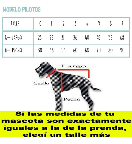 Piloto Para Perro Forrado Golden- Ovejero- Grande T 7- New