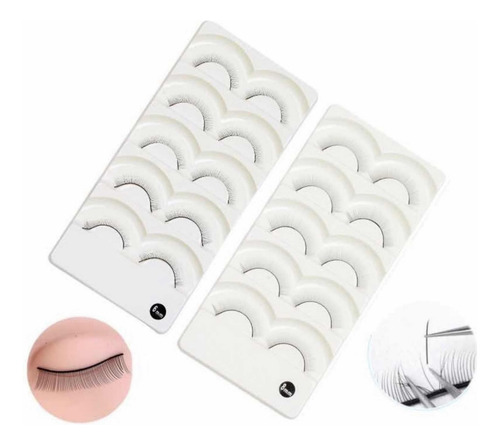 Pestañas De Práctica Para Extensiones De Pestañas