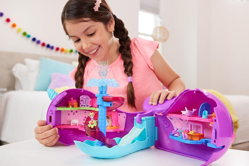 Polly Pocket Set De Juego Narval Mágico Bahía Mágica