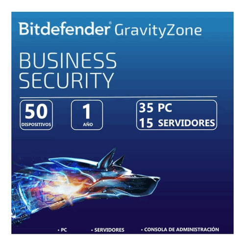 Bitdefender® Gravityzone Business Security  50 Disp  1 Año