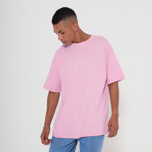Kit 5 Camisetas Oversized Masculina 100% Algodão Gola Grossa