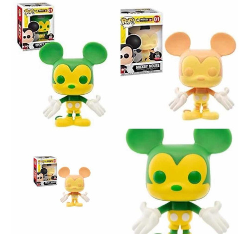 Funko Pop 2 Pack Mickey Mouse 90 Aniv Colorwise Esd Especial