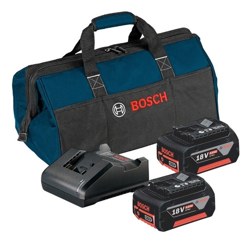 Kit Bosch 2 Gba 18v 4.0ah E Carregador Gal 18v20 Com Bolsa