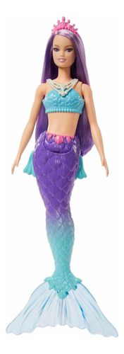 Muñeca Barbie Sirena Dreamtopia Cabello Fantasía Púrpura
