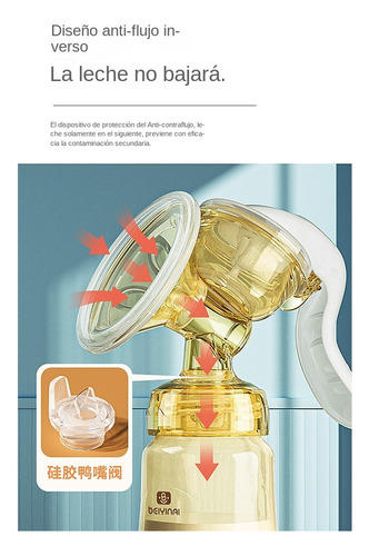 Extractor De Leche Materna Manual De Silicona 180ml
