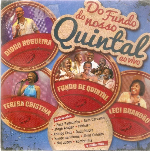 Cd Do Fundo Do Nosso Quintal - Ao Vivo 