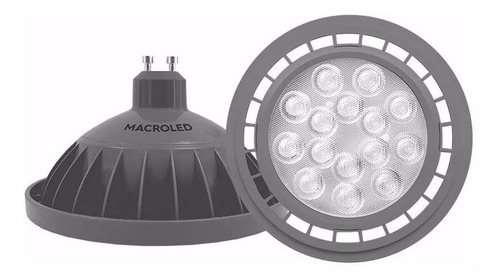 Imagen 3 de 3 de Foco led Macroled ND111-11 Dicroica color blanco cálido 11W 100V/240V 3000K 980lm