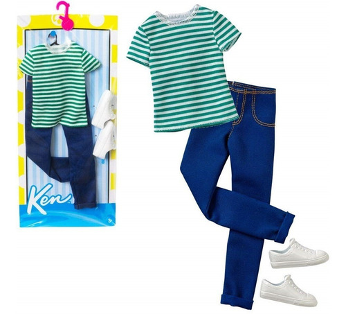 Imagem 1 de 4 de Conjunto Roupa Moderna Para Boneco Ken Original Mattel