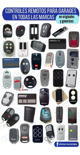 Imagen 2 de 4 de Control Remoto D Garage Came, Roger * Nice Liftmaster Linear