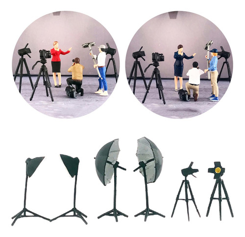 2 Unidades 1:64 Entrevista Fotografía Luces Engranaje