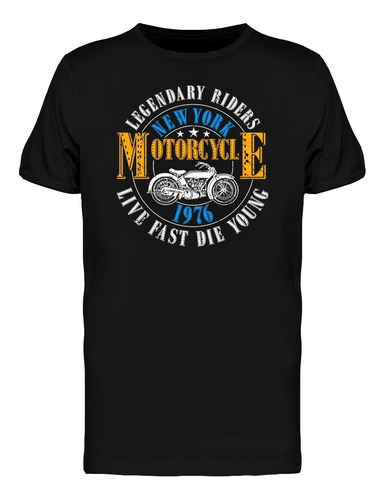 Playera Logo De Motocicletas Live Fast Die Young