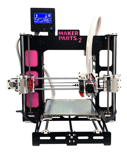 Impresora 3D MakerParts 2 color negro 220V con tecnología de impresión FDM
