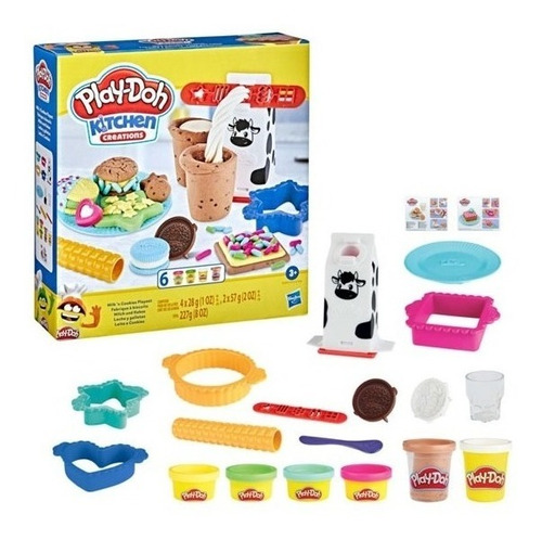 Set Play-doh Kitchen Creations Leche Y Galletas