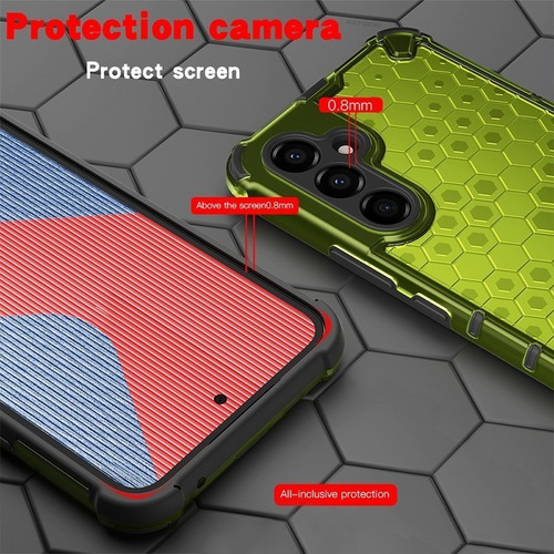 Funda Diseño De Panales Para Samsung Galaxy A34 5g Con Mica