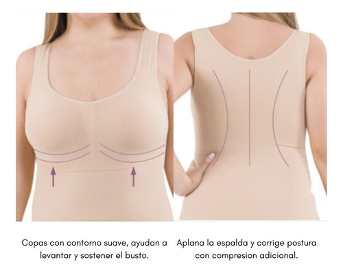 Faja Moldeadora Blusa Reductora 5zonas Instashaper Cami