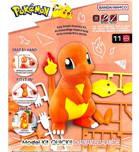 Pokemon 11 Charmander Salamache Model Kit