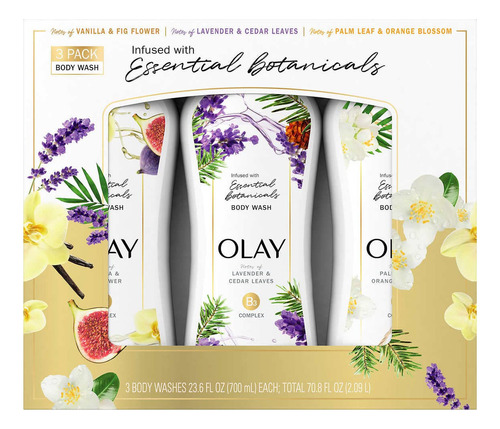 Essential Botanicals - Gel De Baño Para El Cuerpo, Pa.