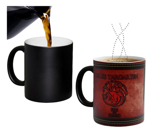 Taza Mágica Game Of Thrones - House Targaryen.