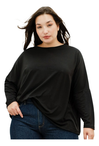 Blusa Remerón Amplio Ancho Mujer Oversize M Al 5xl!